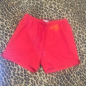 Bright Red Swim Shorts
